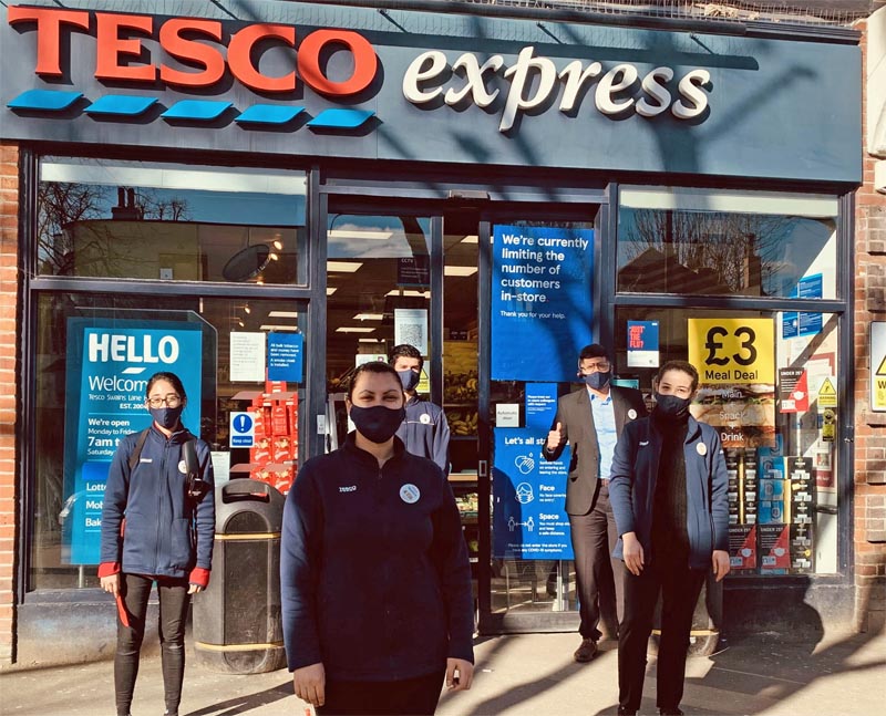 Tesco team Swains Lane