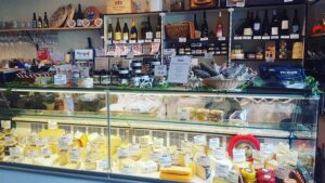 Full cheese counter at Cheezello, Euston